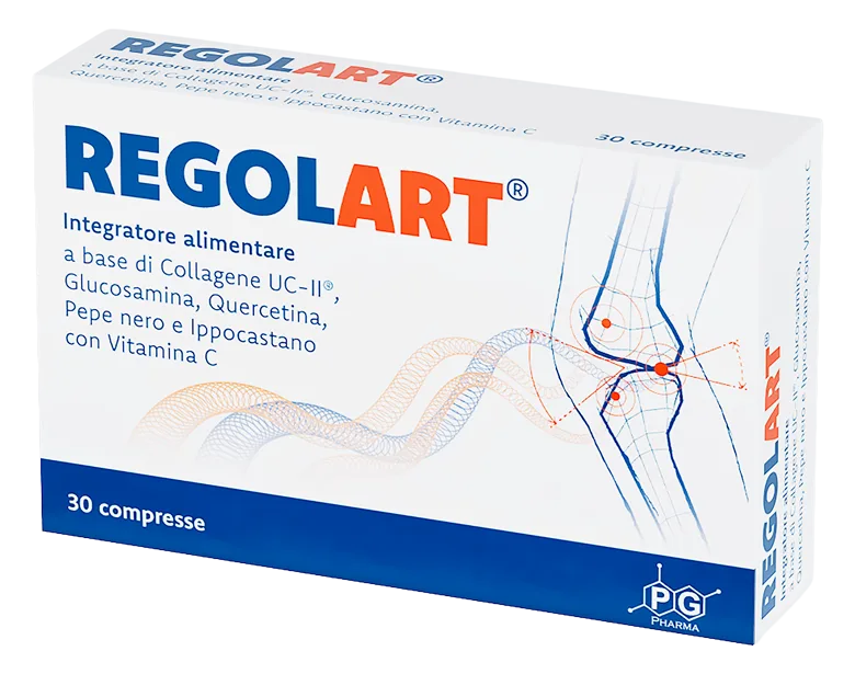 integratori alimentari naturali pg pharma - regolart per articolazioni e cartilagini